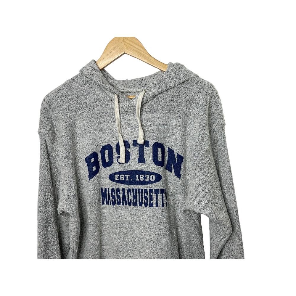 Jake Austin Boston Massachusetts Gray Hoodie Sweatshirt Unisex Medium - Picture 2 of 4